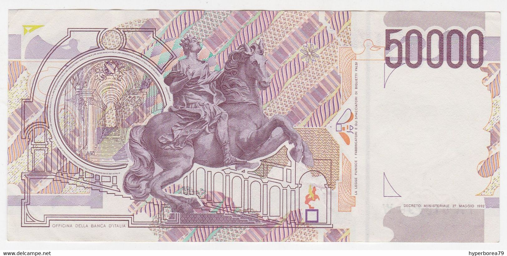 Italy P 116 A - 50.000 Lire 27.5.1992 - EF - 50000 Liras