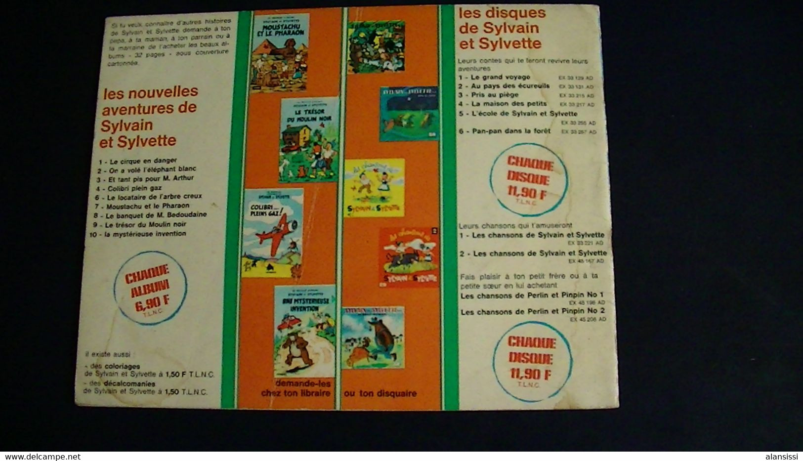 SYLVAIN ET SYLVETTE N° 6 Les Compères Font Du Cirque  1967   24 Pages - Colecciones Completas