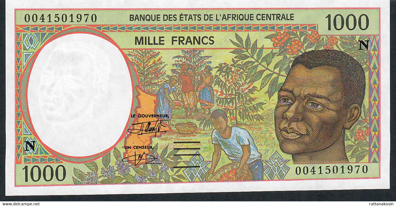 WAS GUINEE EQUATORIALE  P502Ng   1000  FRANCS   2000    UNC.. - Guinée Equatoriale