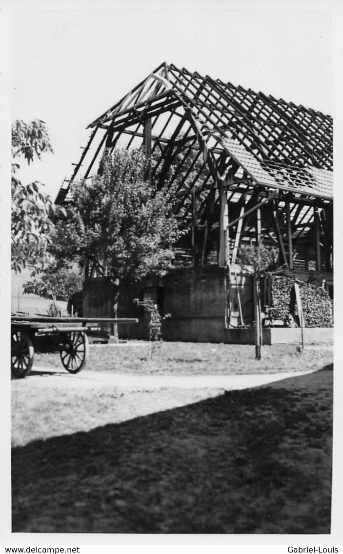 Carte-Photo - Photographe Münsingen (Bern - Thun) Angezündeter Bauernhof - Münsingen