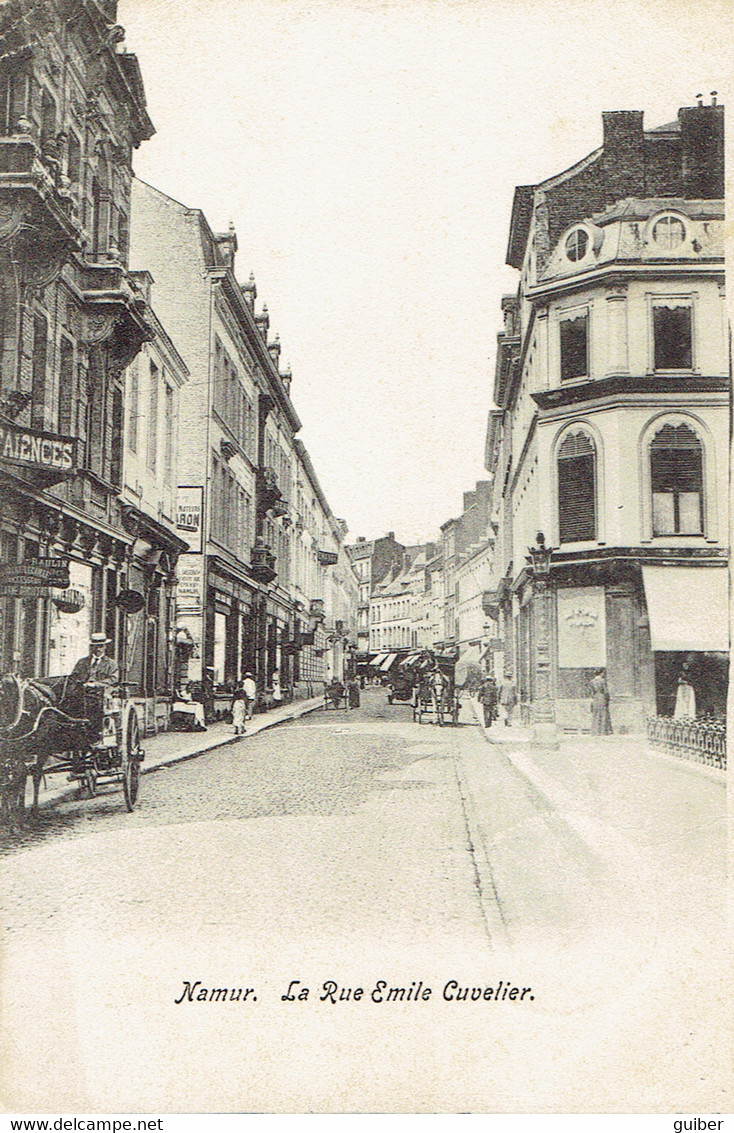 Namur Rue Emile Cuvelier Animation 1904 - Namen