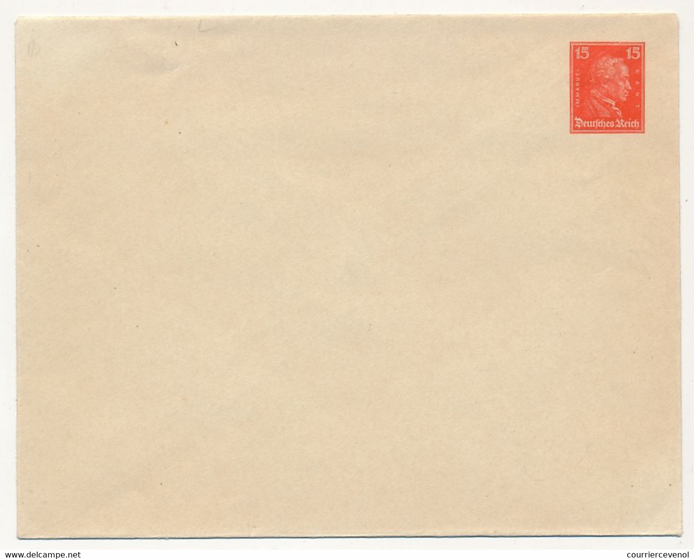 ALLEMAGNE - Enveloppe Entier Postal 15 Pf Emmanuel Kant - Neuve - Format 12,8 Cm X 16,3 Cm - Autres & Non Classés