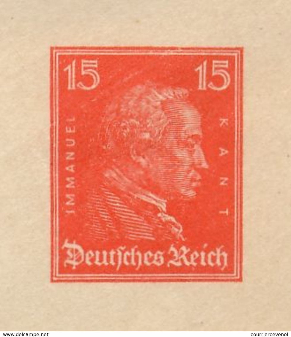 ALLEMAGNE - Enveloppe Entier Postal 15 Pf Emmanuel Kant - Neuve - Format 12,8 Cm X 16,3 Cm - Sonstige & Ohne Zuordnung