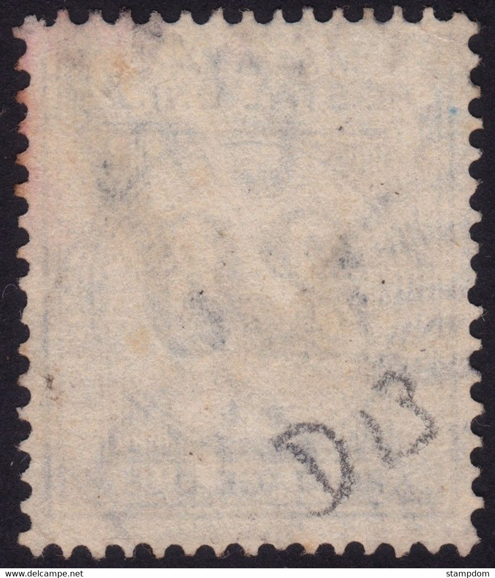 MALAYAN POSTAL UNION 1948 Postage Due 20c P14.5x14 Wmk.MSCA Sc#J19 - USED @N026 - Malayan Postal Union