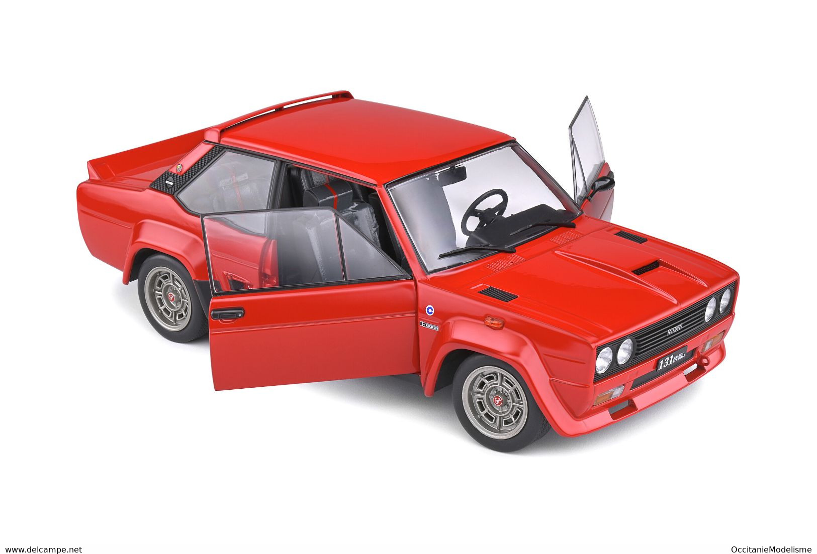 Solido - FIAT 131 ABARTH 1980 Rouge Réf. S1806002 Neuf NBO 1/18 - Solido