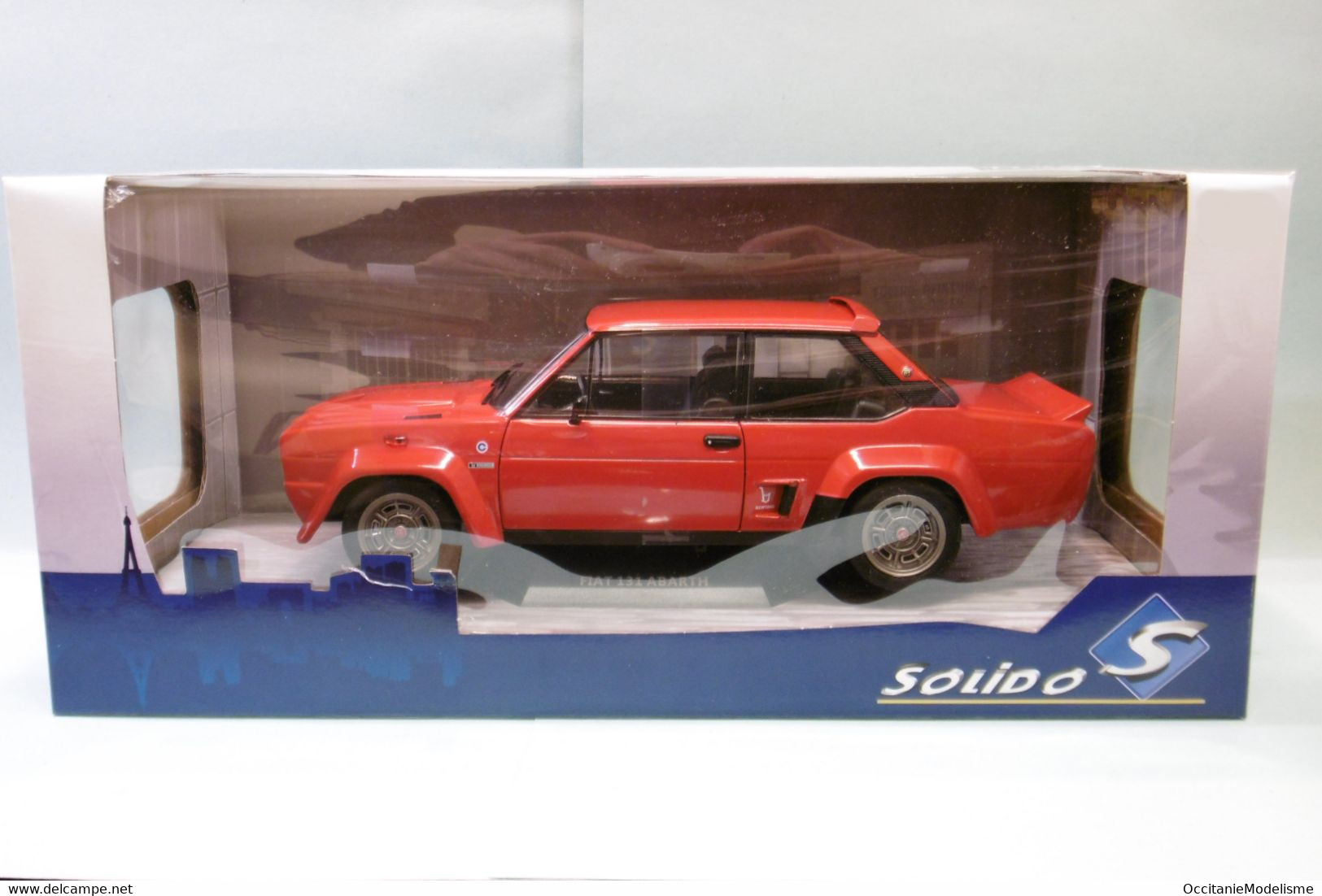 Solido - FIAT 131 ABARTH 1980 rouge réf. S1806002 Neuf NBO 1/18