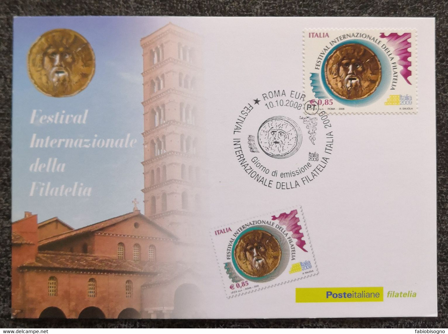 2008 - Festival Internazionale Della Filatelia € 0,85 - 2001-10: Storia Postale