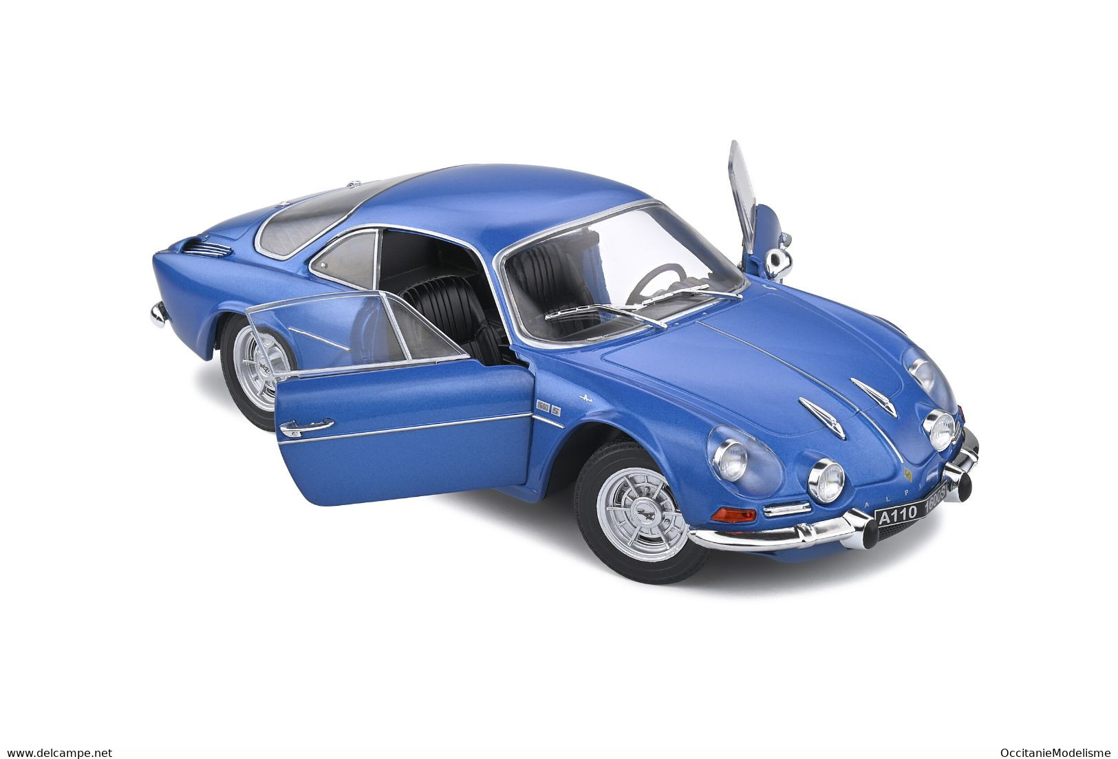 Solido - RENAULT ALPINE A110 1600S 1969 Bleu Berlinette Réf. S1804201 Neuf NBO 1/18 - Solido