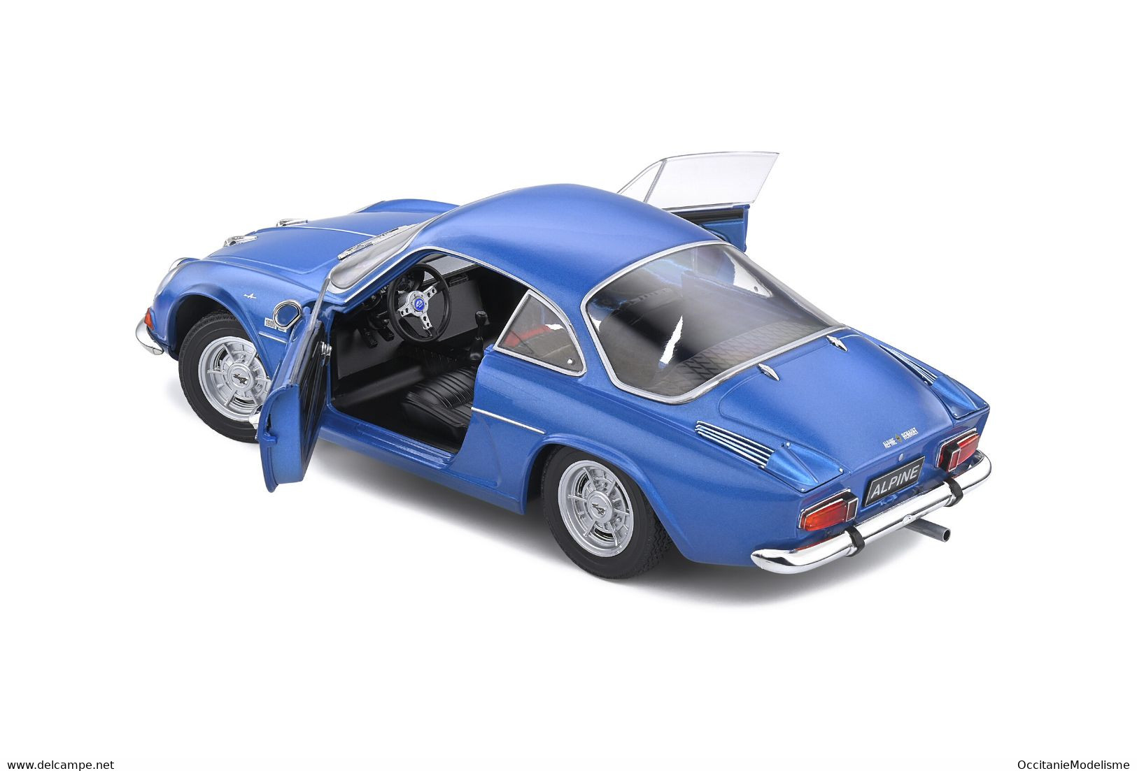 Solido - RENAULT ALPINE A110 1600S 1969 bleu Berlinette réf. S1804201 Neuf NBO 1/18