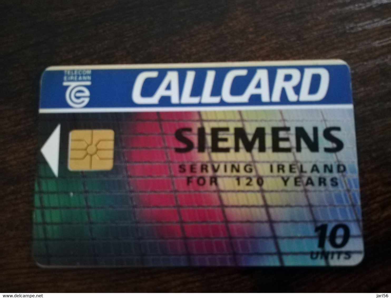 IRELAND /IERLANDE    CHIPCARD  10 UNITS    SIEMENS      ** 6378** - Ireland