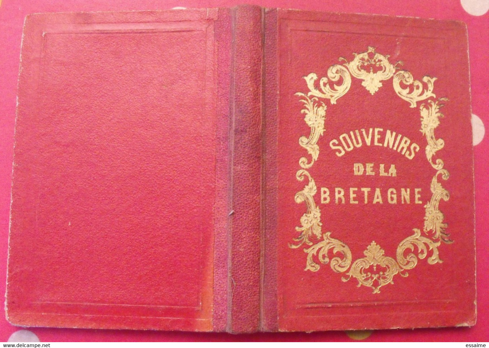 Album Dépliant Souvenirs De La Bretagne . Costumes Régionaux Landivisiau Plougastel Ambezelec Plabence Plouaré Vers 1850 - Bretagne