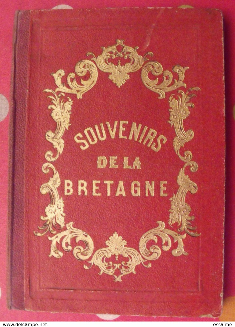 Album Dépliant Souvenirs De La Bretagne . Costumes Régionaux Landivisiau Plougastel Ambezelec Plabence Plouaré Vers 1850 - Bretagne