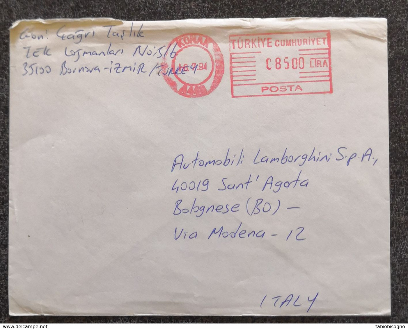 16.7.1994  EMA Meter Freistempel - Lettres & Documents