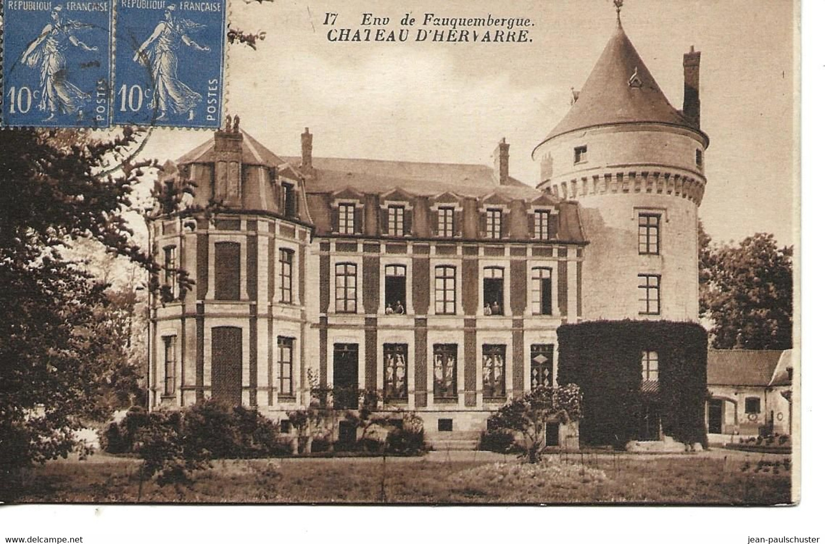 62 -  Environs De Fauquembergue -  Château D'Hervarre  - **CPA ** - Fauquembergues