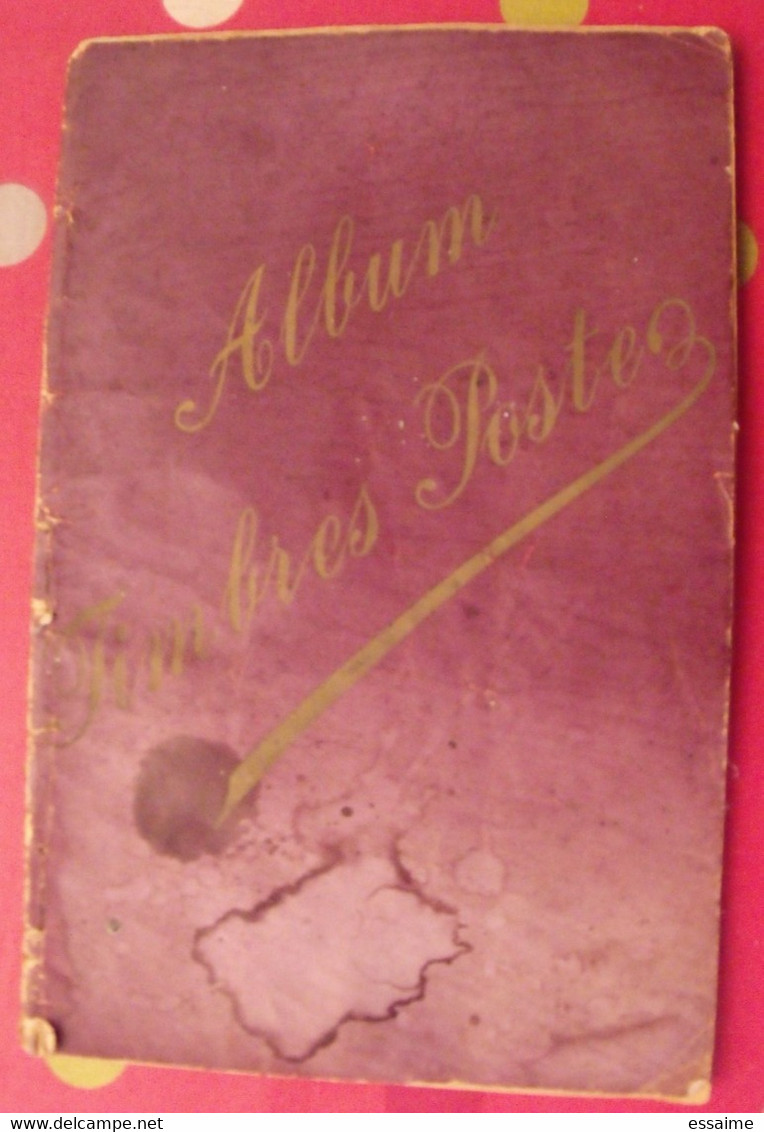 Album Illustré De Timbres Poste Vers 1890. Sans Timbres. Superbe Illustration Pour Chaque Timbre. Schutzmarke - Autres & Non Classés