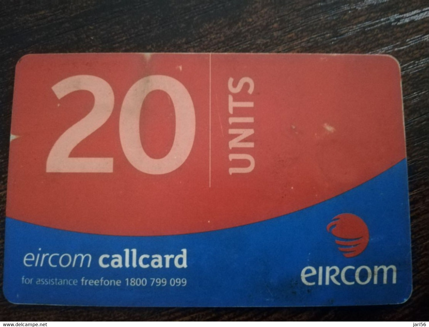 IRELAND /IERLANDE    CHIPCARD  20 UNITS  LIVE LIFE WITH US          ** 6387** - Irlande