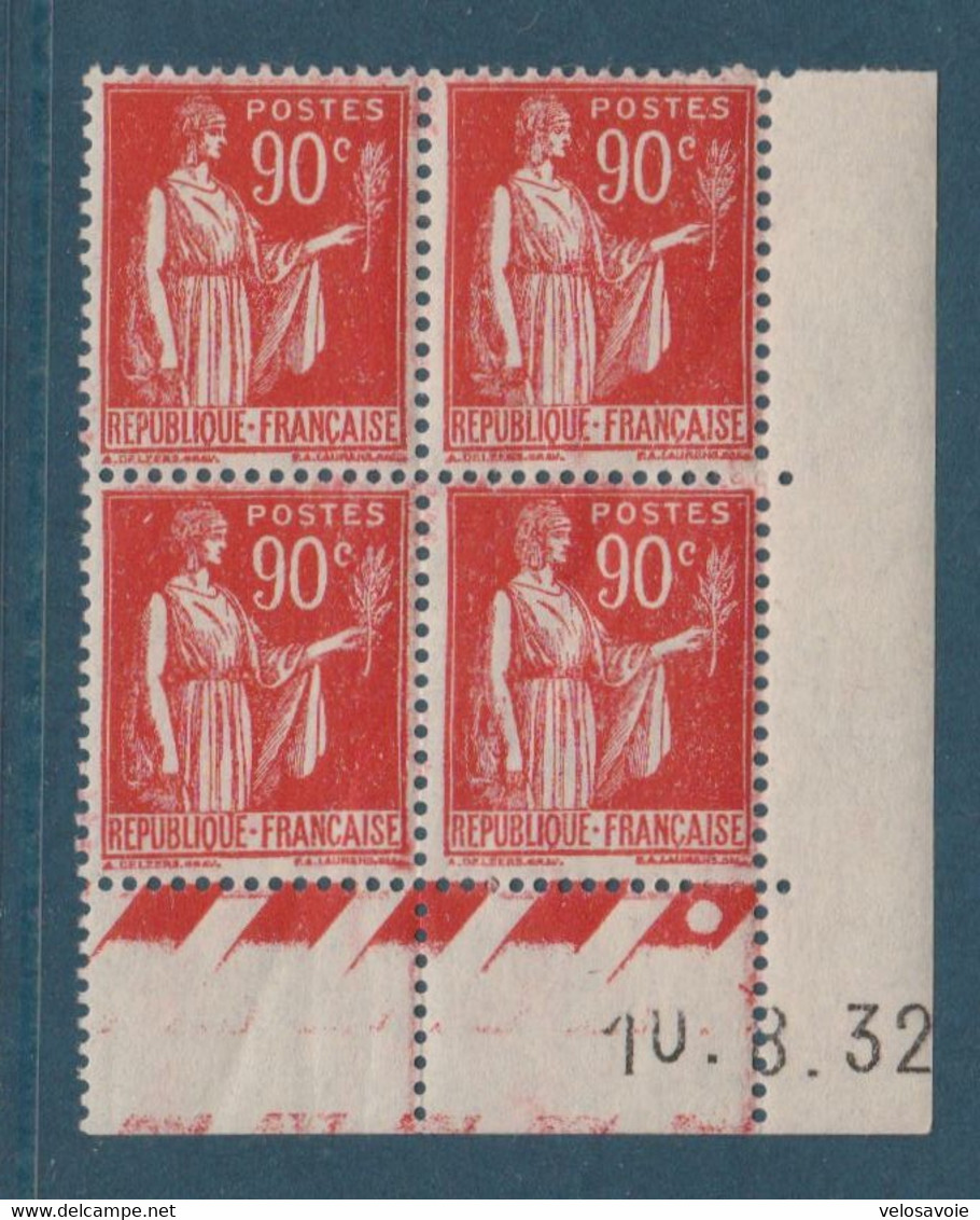 N° 285 PAIX EN COIN DATE DU 10/08/32 ** - 1930-1939