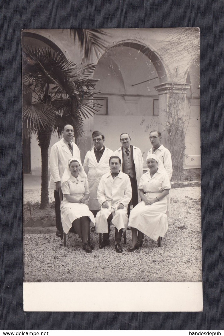 Carte Photo Nice Hopital à Situer ( Hopital Temporaire ? Medecins Infirmieres  49301) - Santé, Hôpitaux