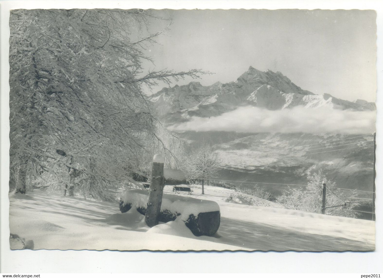 CPSM Suisse Vaux VILLARS Sur OLLON - Les Dents Du Midi - Ollon