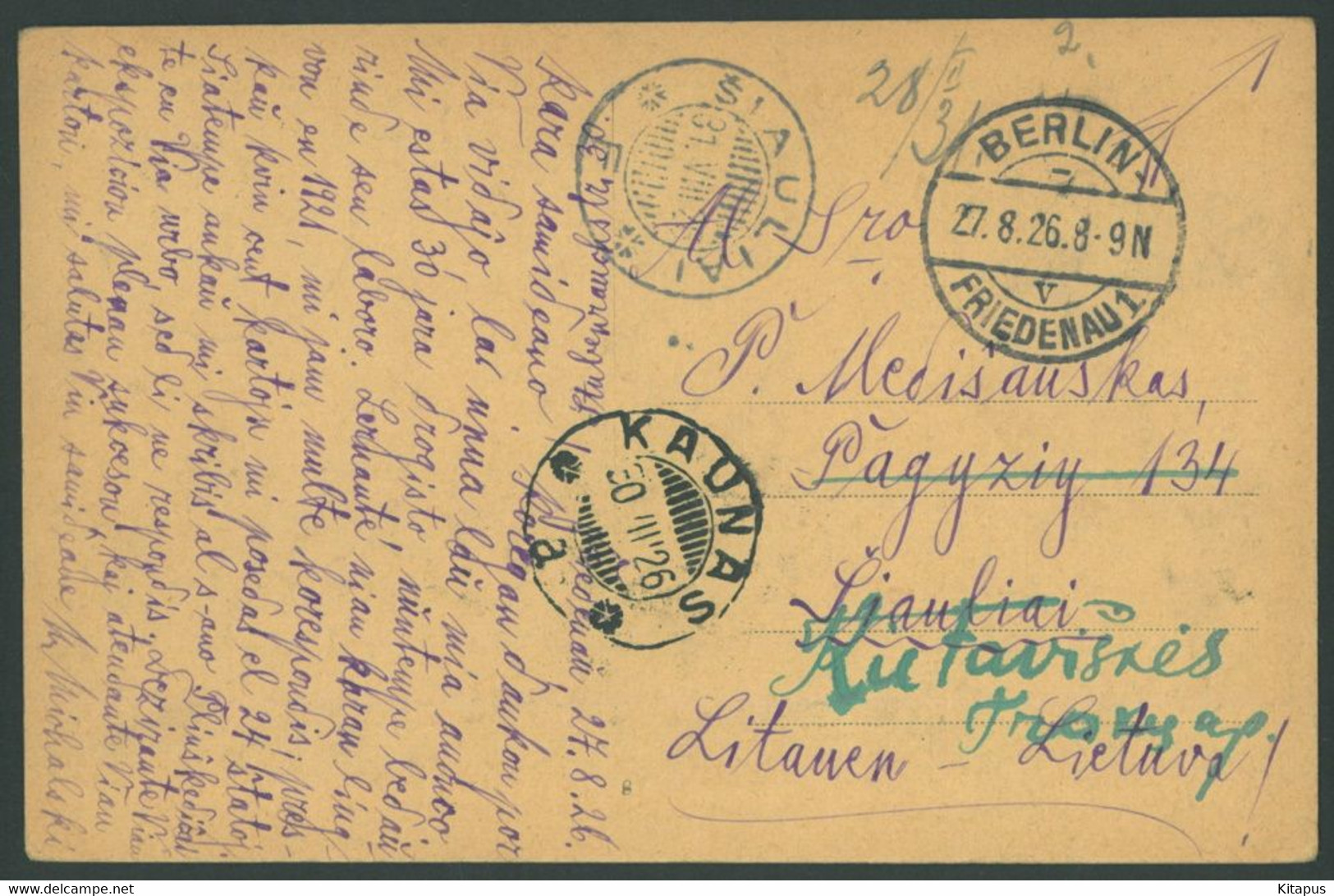 BERLIN Vintage Postcard Germany - Wilmersdorf