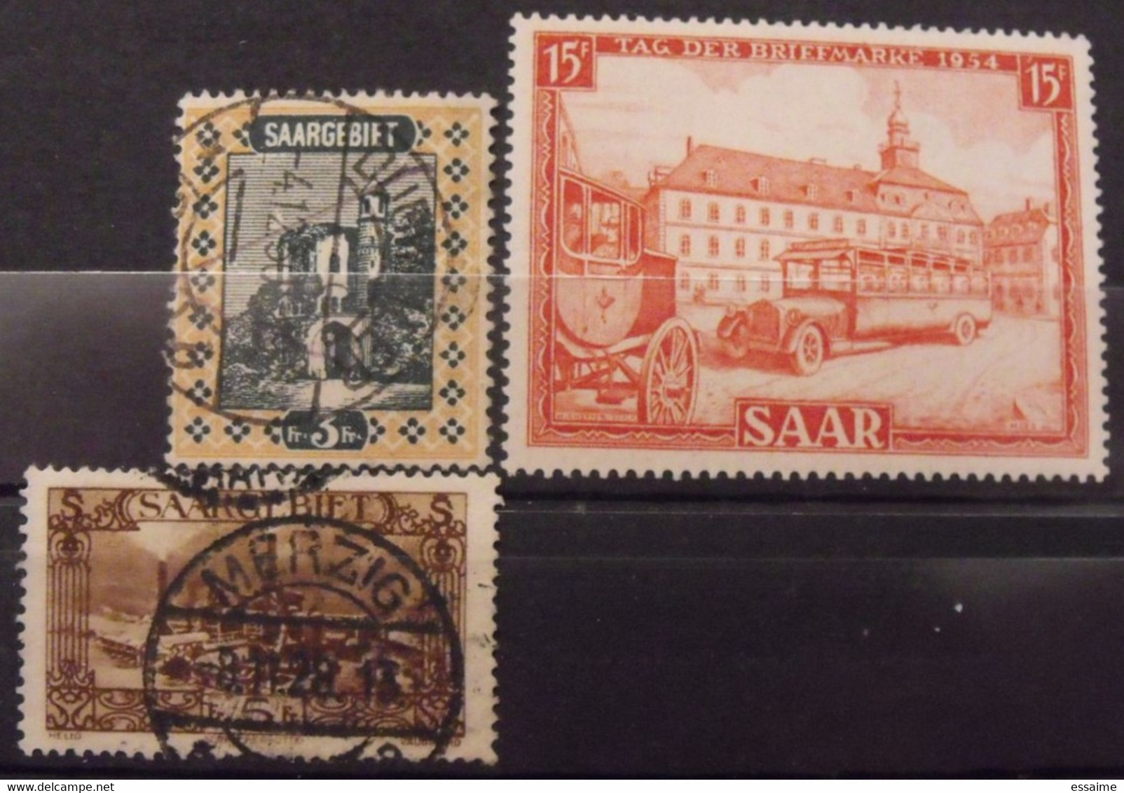 Sarre N° 99, 120, 329* - Collections, Lots & Series