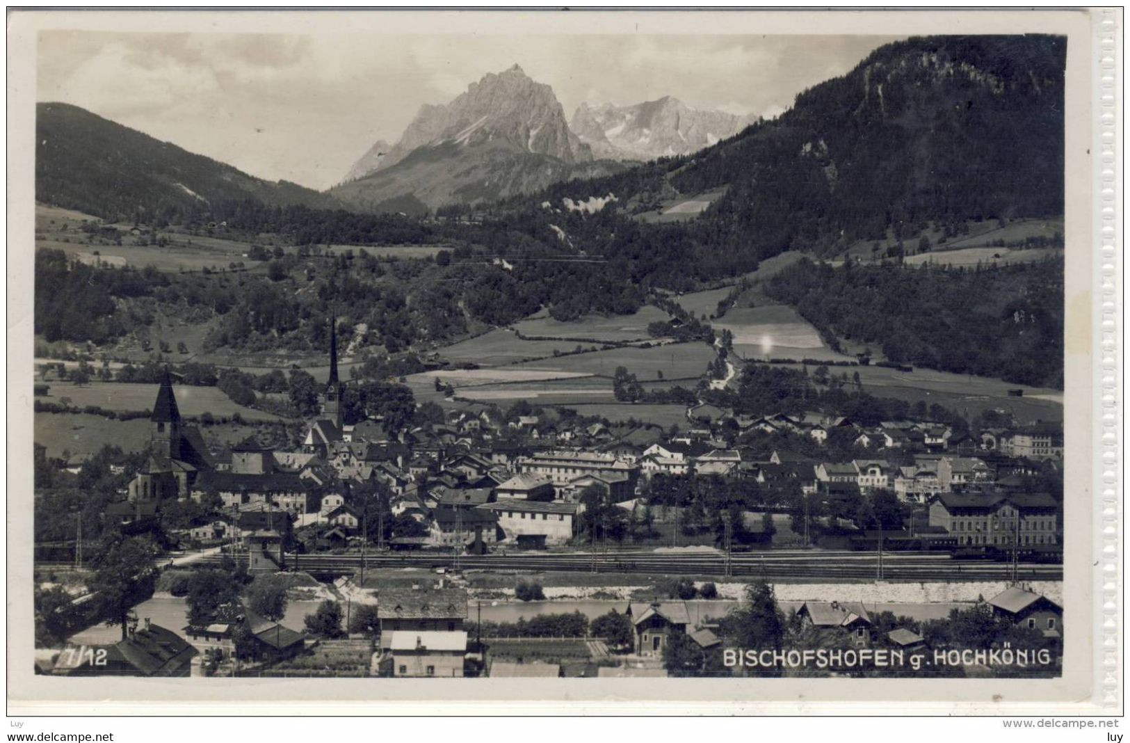 BISCHOFSHOFEN G. Hochkönig 1932 , Gel. 1933 - Bischofshofen