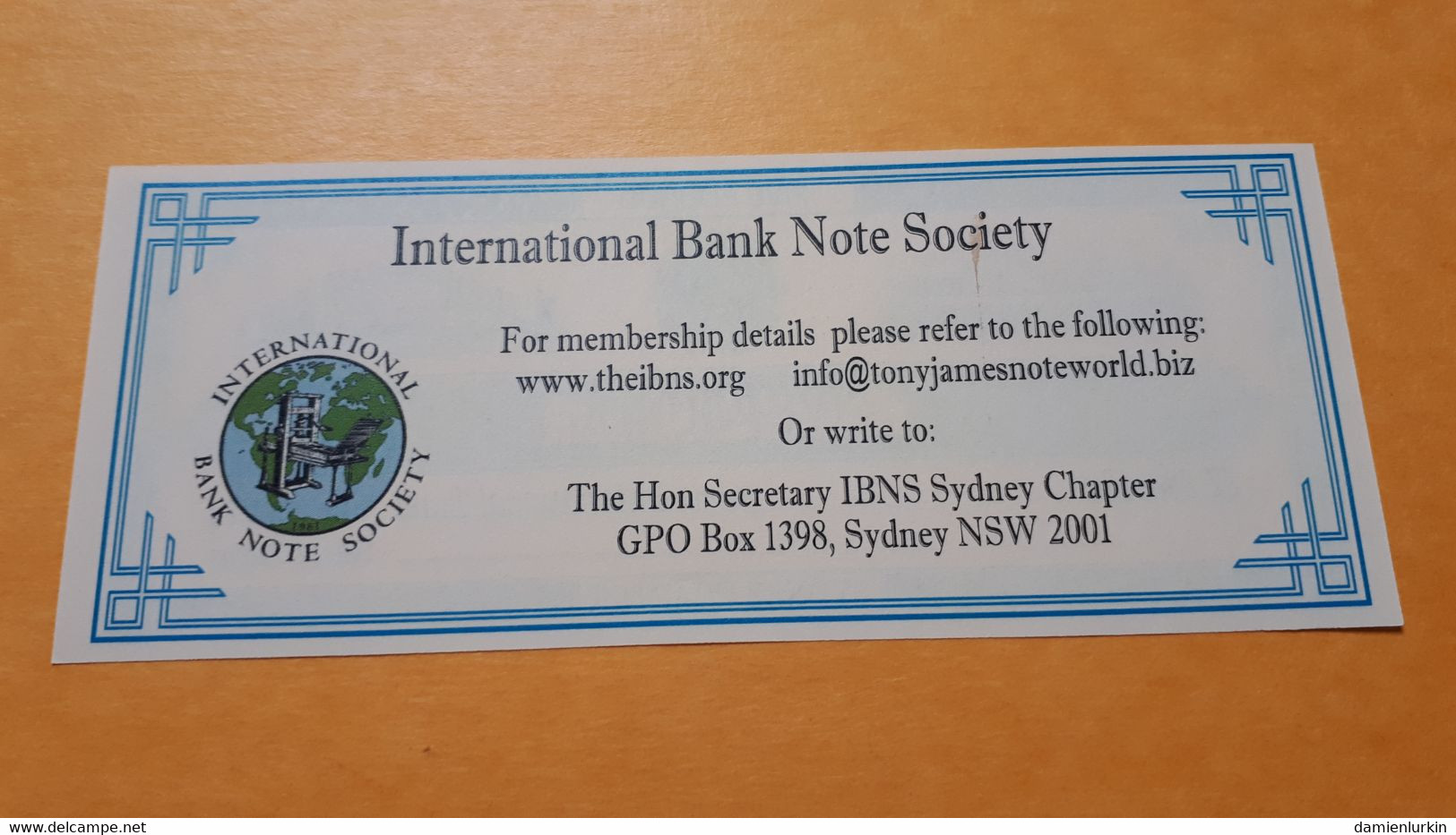 AUSTRALIE SYDNEY 5 POUNDS IBNS - Fictifs & Specimens