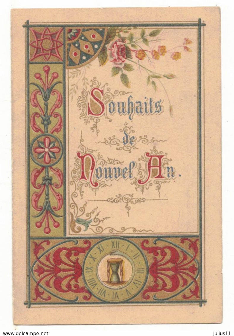 SOUHAITS DE NOUVEL AN IMAGE PIEUSE RELIGIEUSE HOLY CARD SANTINI HEILIG PRENTJE - Andachtsbilder