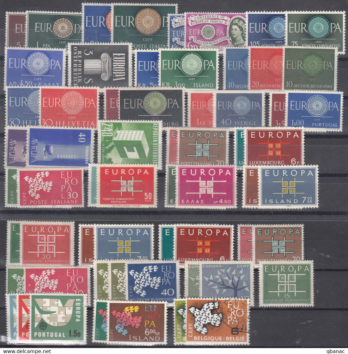 Europa CEPT Mostly Mint Hinged Stamps - Colecciones