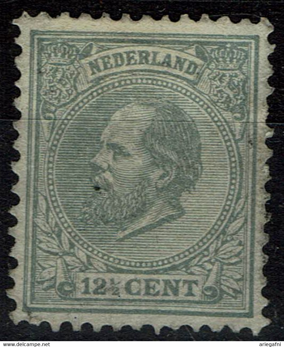 NETHERLANDS 1872 KING WILLEM III MINT WITHOUT GUM MI No 22 VF!! - Nuovi