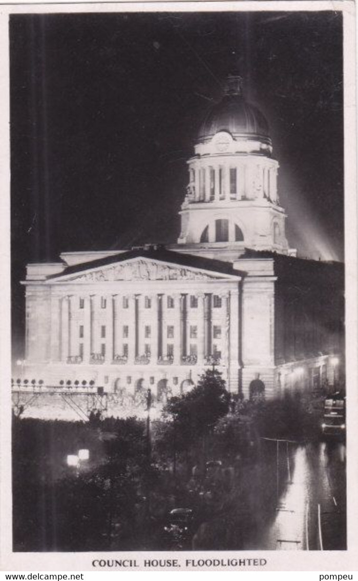 QQ - NOTTINGHAM - Council House, Floodlighted - 1949 - Nottingham