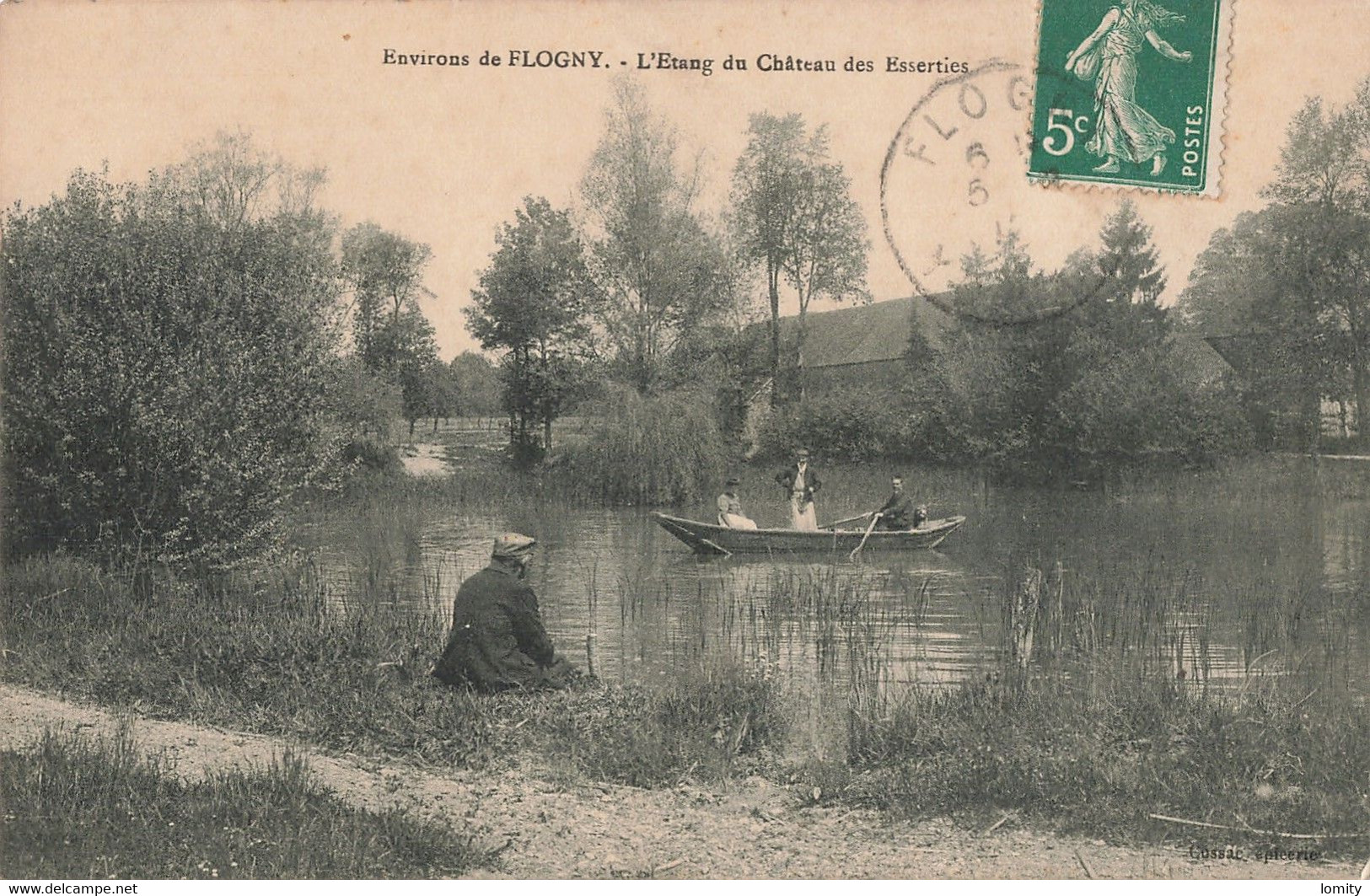 89 Flogny étang Du Chateau Des Esserties - Flogny La Chapelle