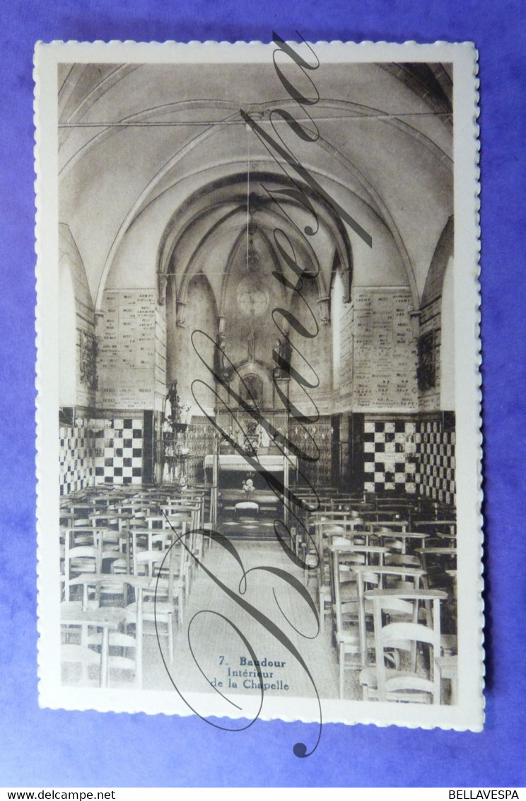 Baudour Chapelle Interieur. N°7 Edit La Phototypie D'Art Belge - Saint-Ghislain