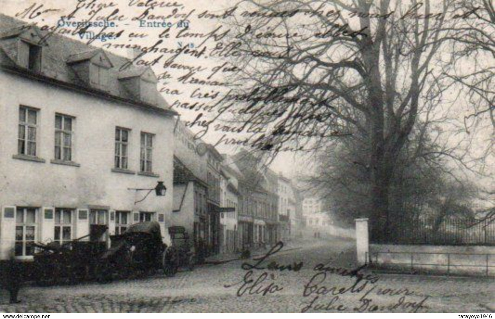 Overijssche  Entrée Du Village Voyagé En 1905 - Overijse