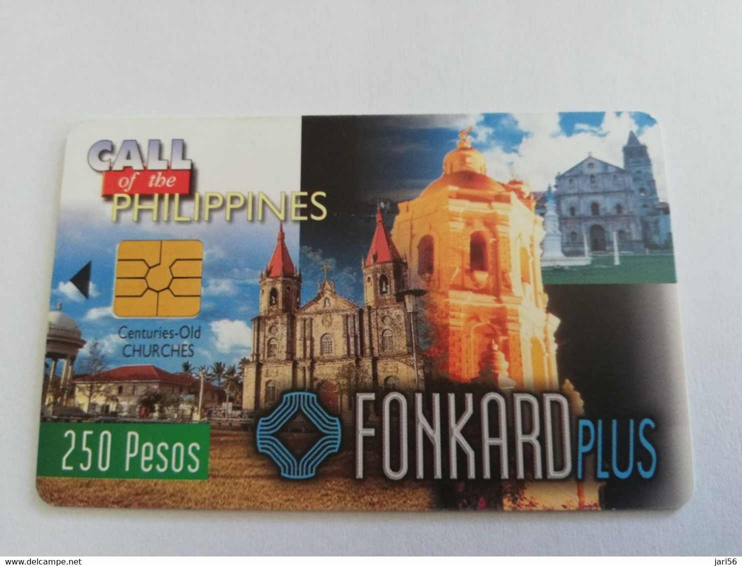 FILPPPINES CHIP  CARD / OLD CHURCHES   Fine Used Card  ** 6424** - Filipinas