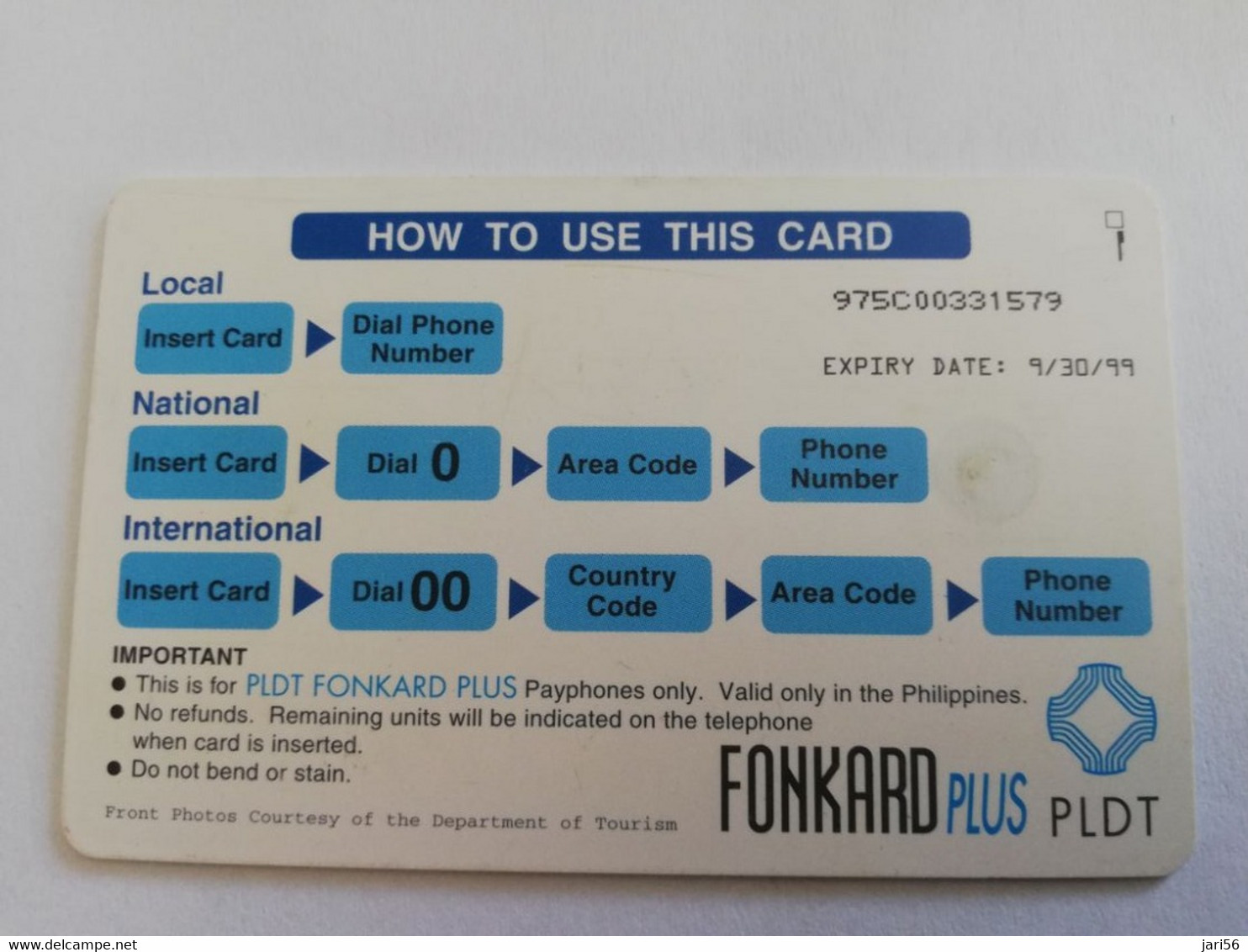 FILPPPINES CHIP  CARD / OLD CHURCHES   Fine Used Card  ** 6424** - Filipinas