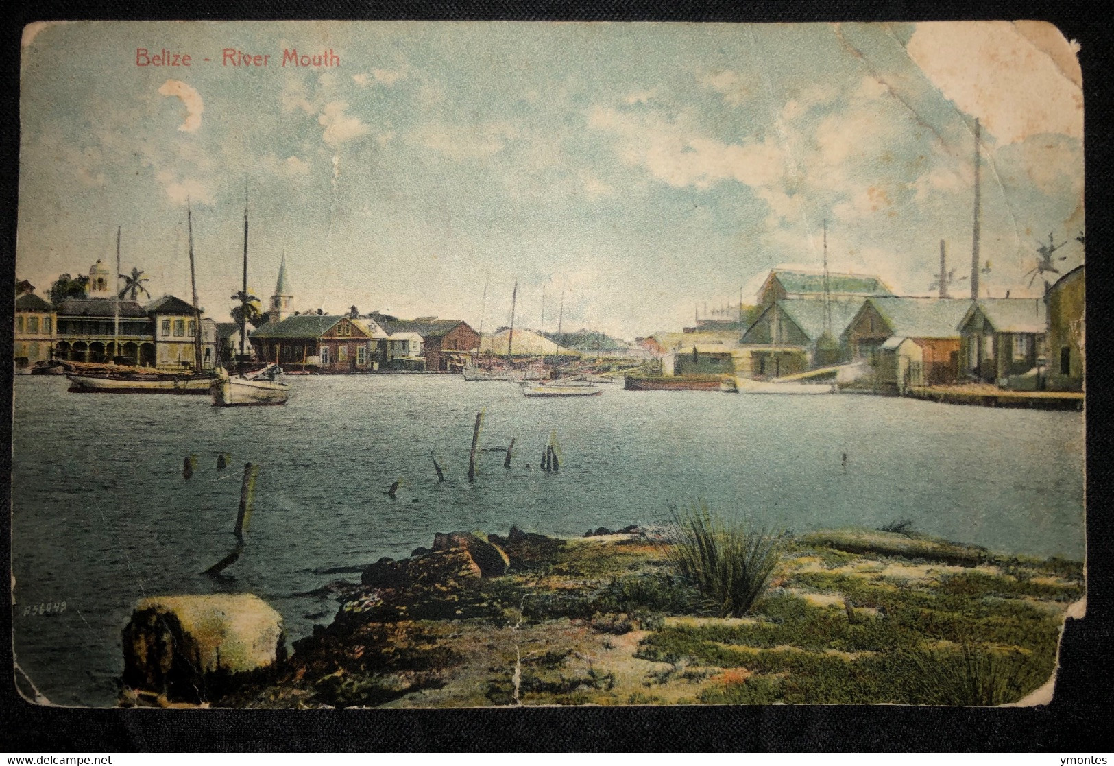 Postcard British Honduras , Belize River Mouth 1909 - Belize