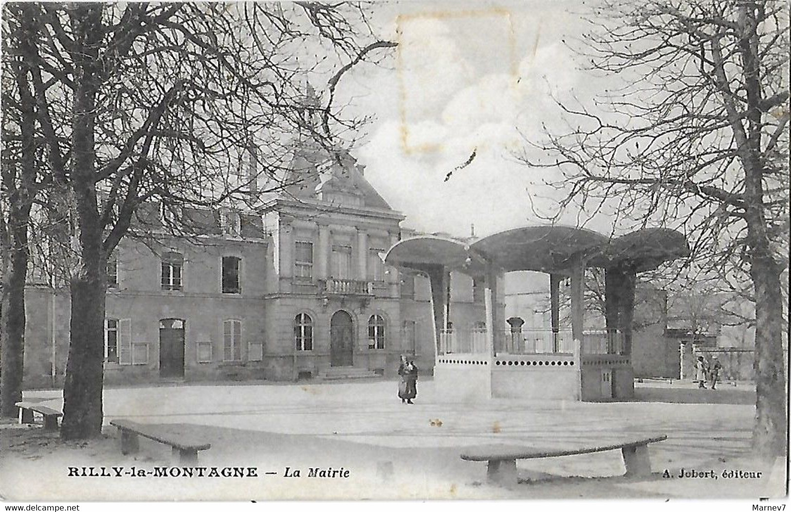 51 Marne - CPA - RILLY La Montagne - La Mairie - Kiosque - - Rilly-la-Montagne