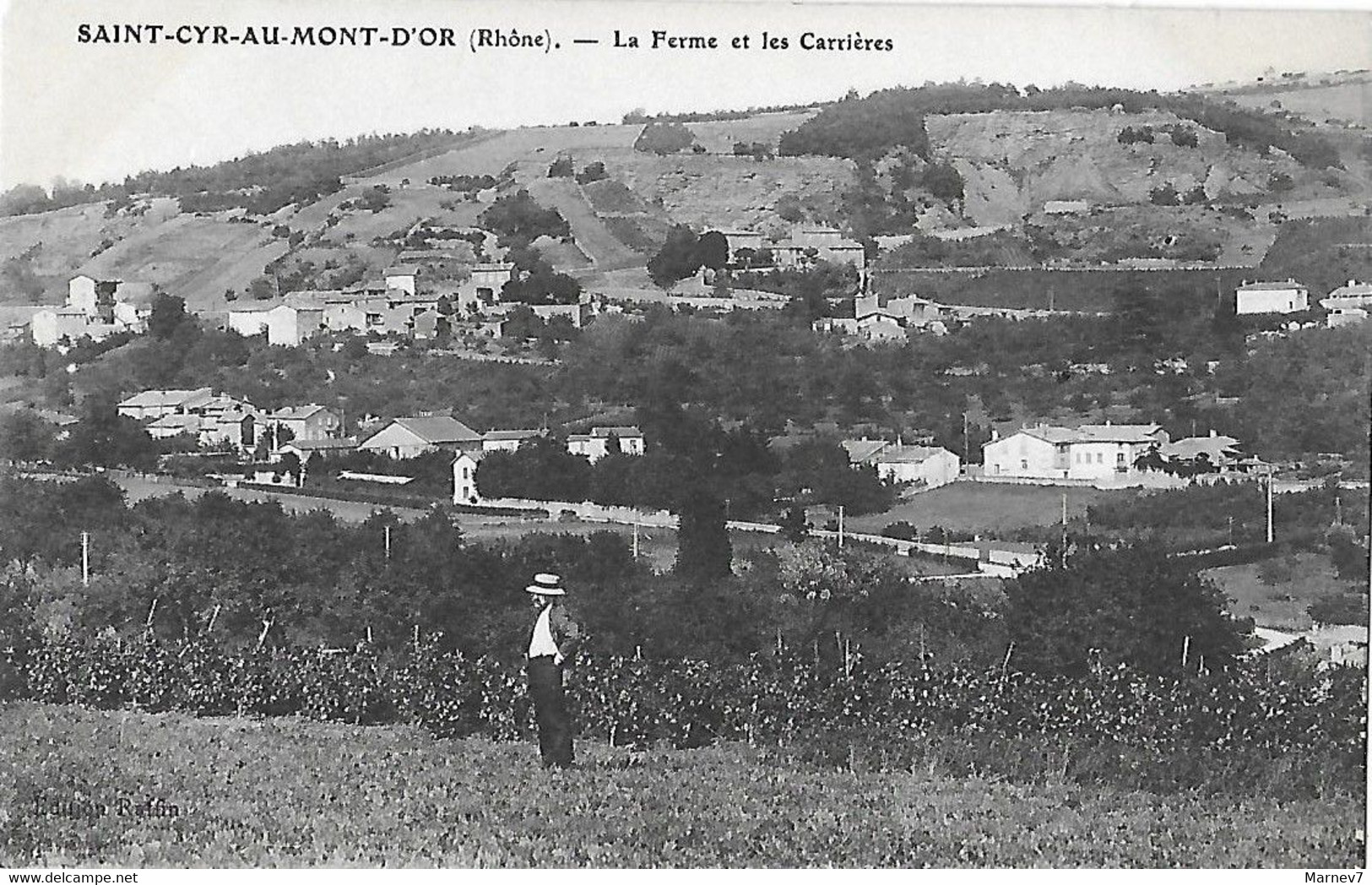 69 Rhône - CPA - St Saint CYR Au Mont D'Or - La Ferme Et Les Carrières - 1911 - - Brignais