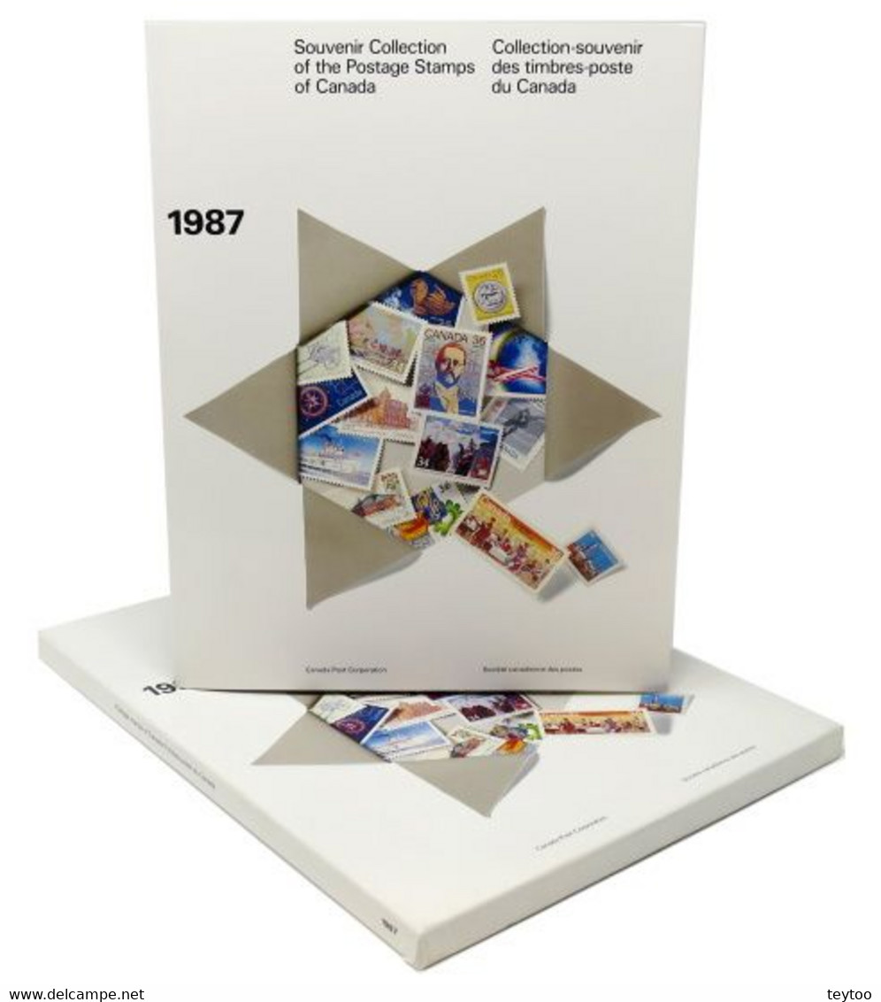 [L0014] Canadá 1987. Año Completo. Libro Anual - Vollständige Jahrgänge