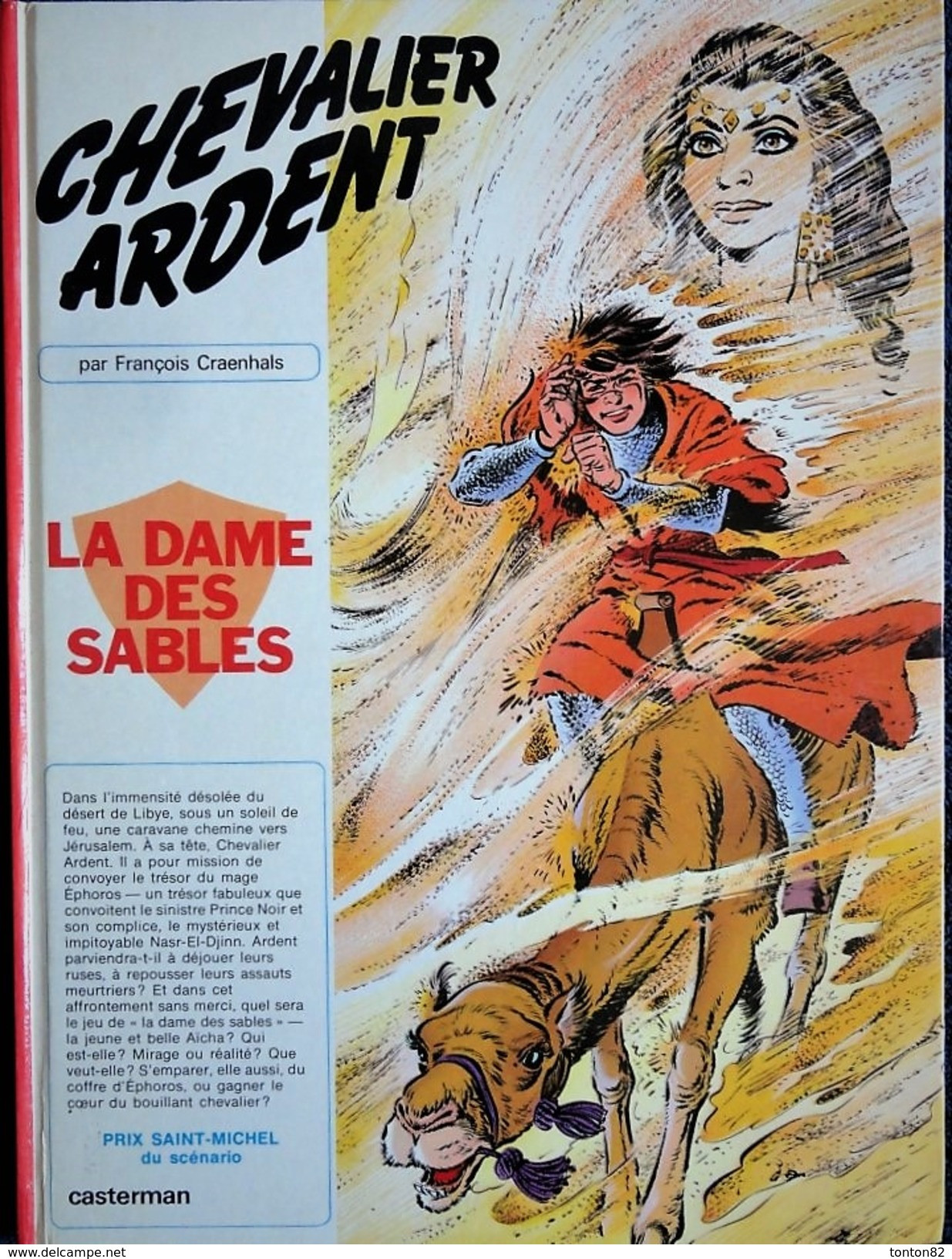 François Craenhals - Chevalier Ardent N° 8 - La Dame Des Sables - Casterman - ( E.O. 1976 ) . - Chevalier Ardent