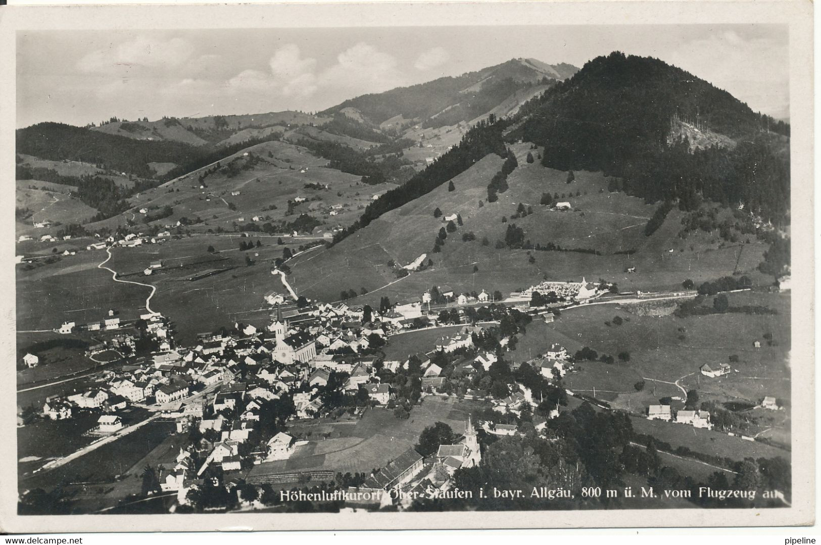 Germany Underpaid Postcard And Franked With Austria Stamp 16-8-1929 (Oberstaufen) - Oberstaufen