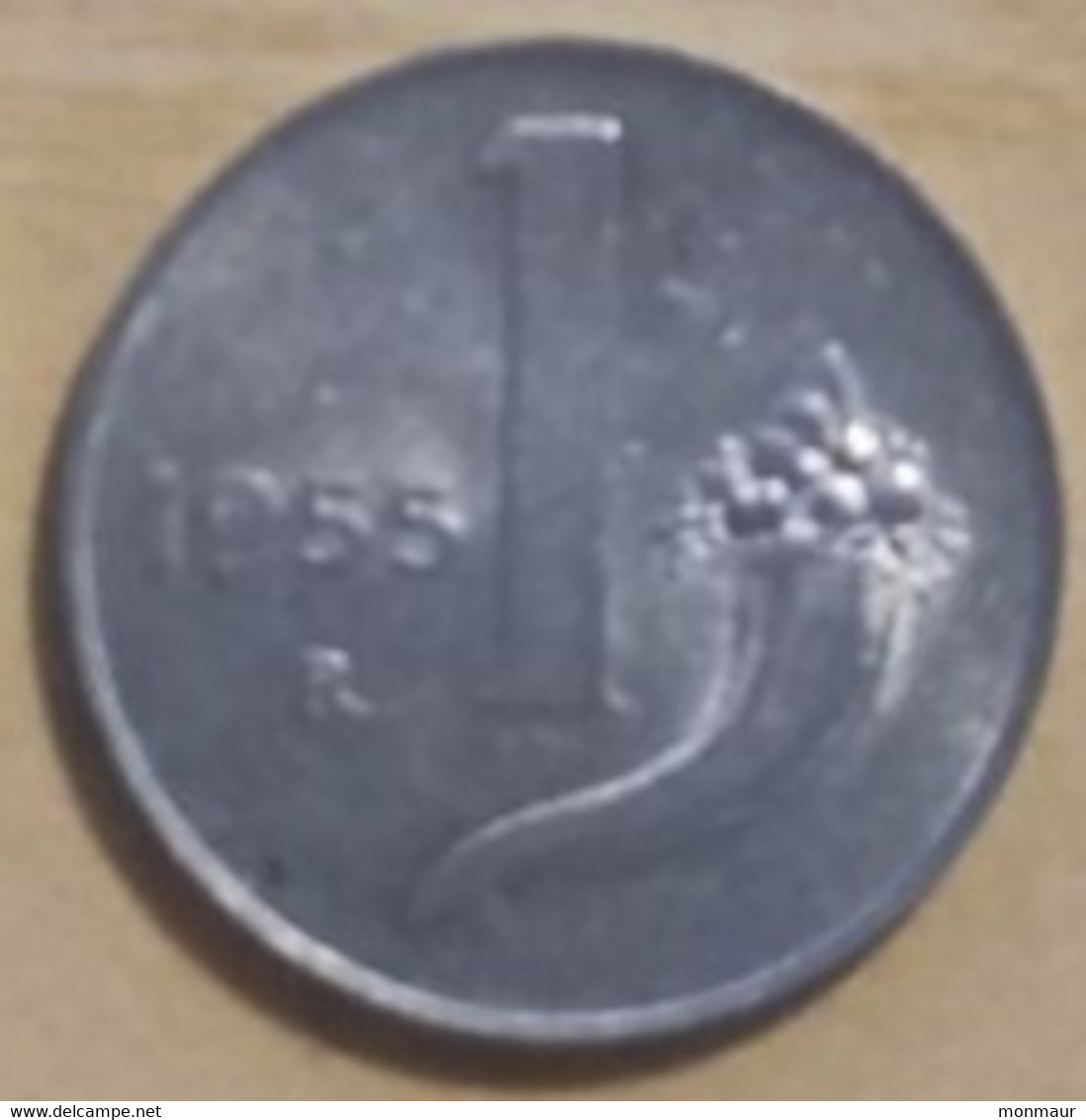 ITALIA REPUBBLICA 1 LIRA 1955 - 1 Lira