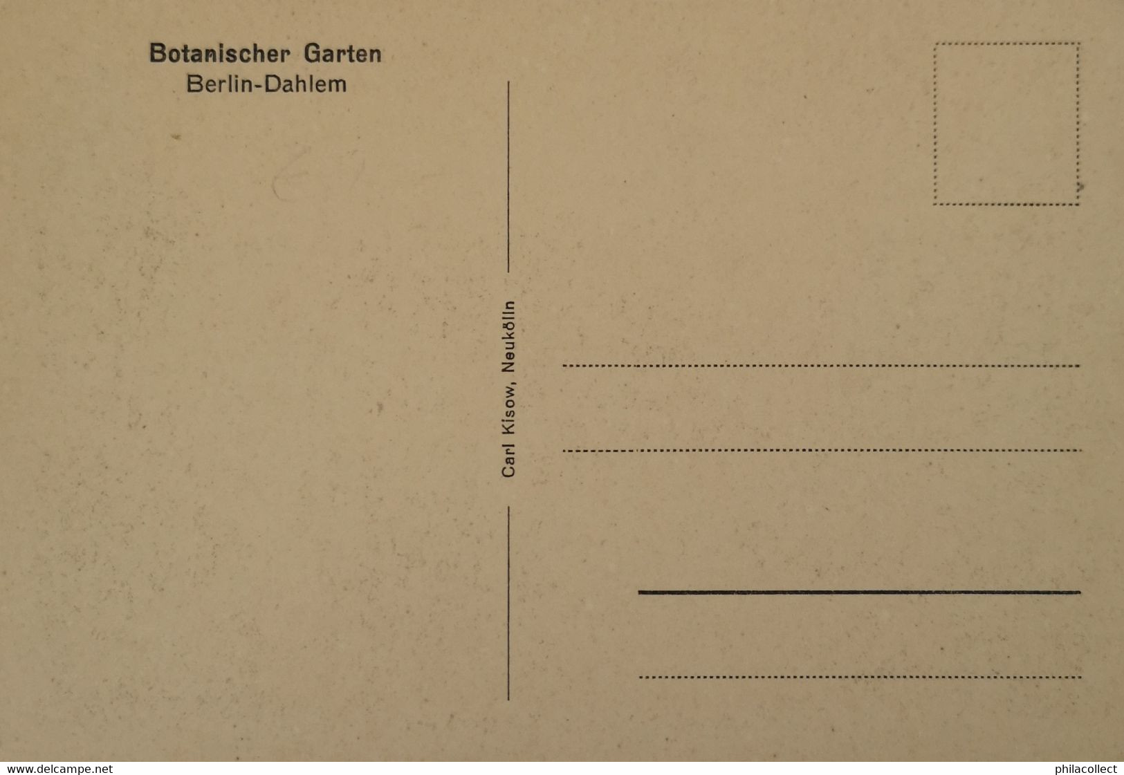 Dalhem - Berlin 3 Versch. A - Karte Botanische Garten 19?? - Dahlem