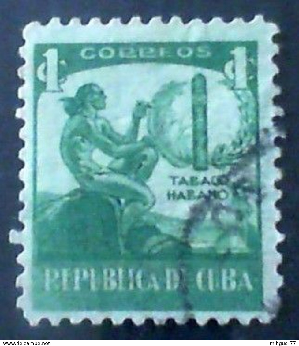 Cuba 1927 Tabaco Habana Used Stamp - Oblitérés
