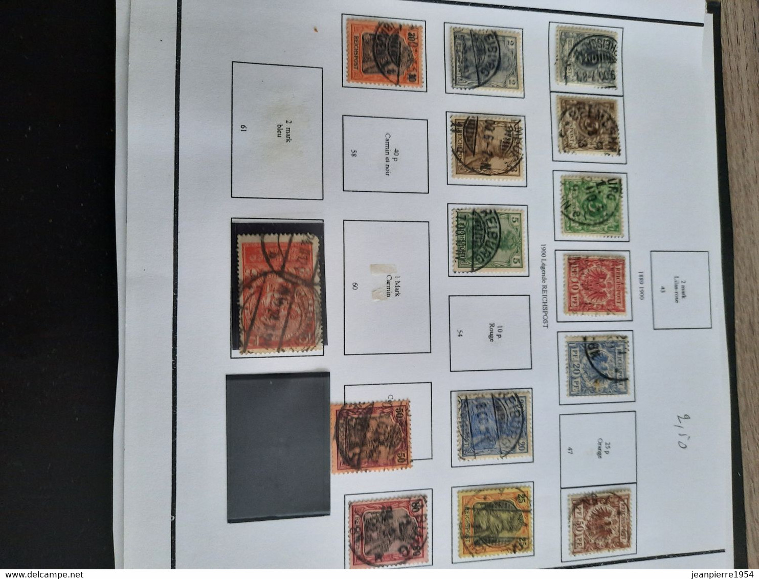 Album De Timbres Allemand - Collezioni (in Album)