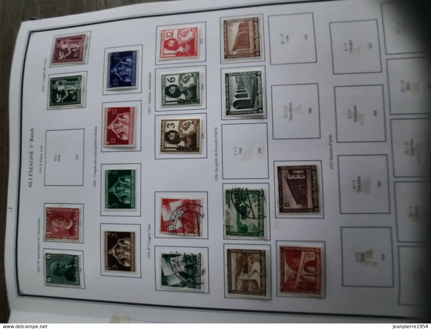 album de timbres allemand