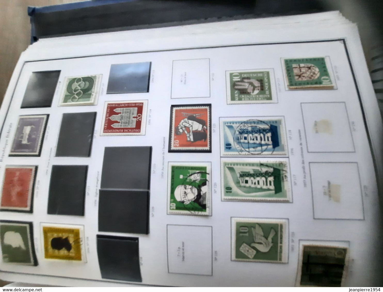 album de timbres allemand