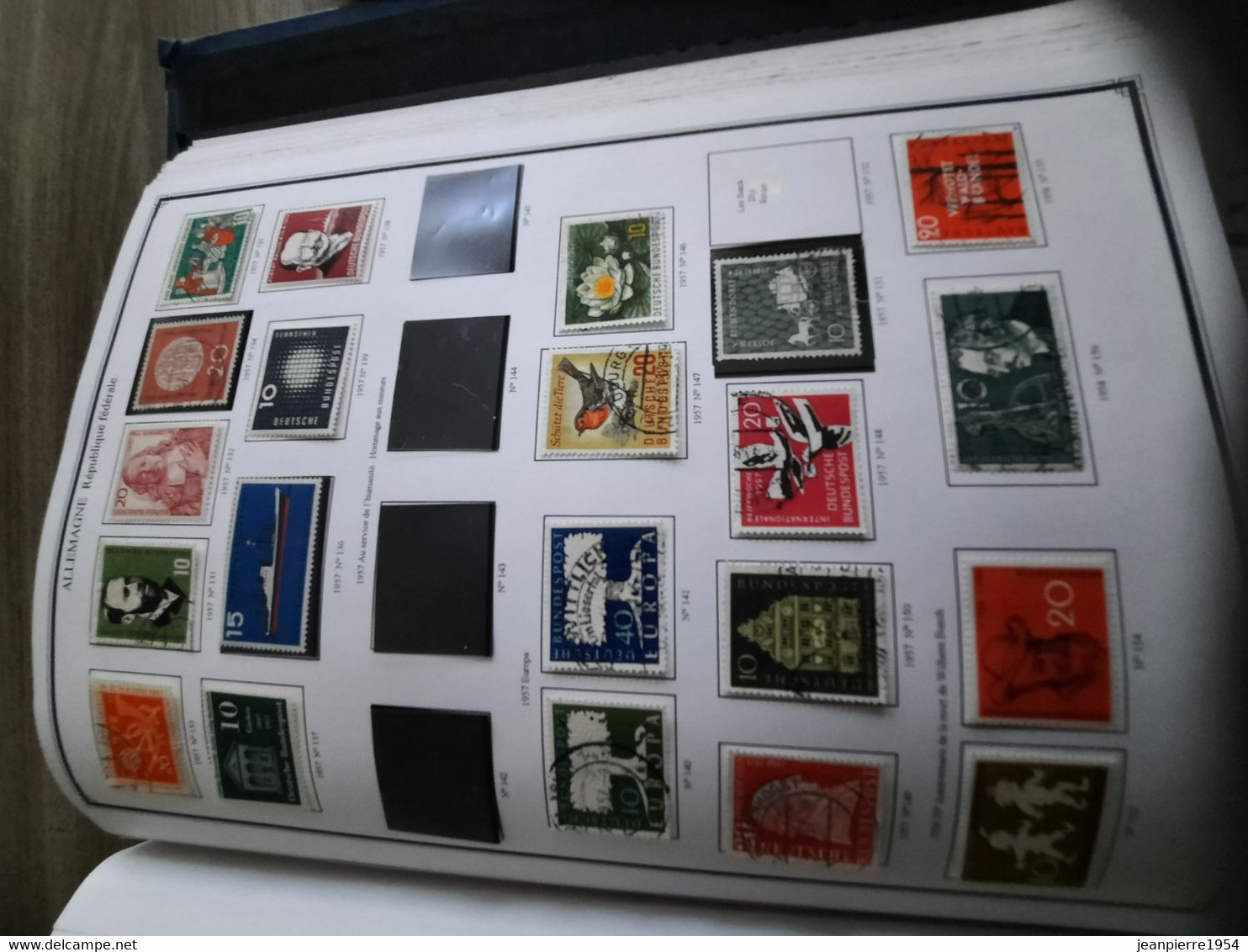 album de timbres allemand