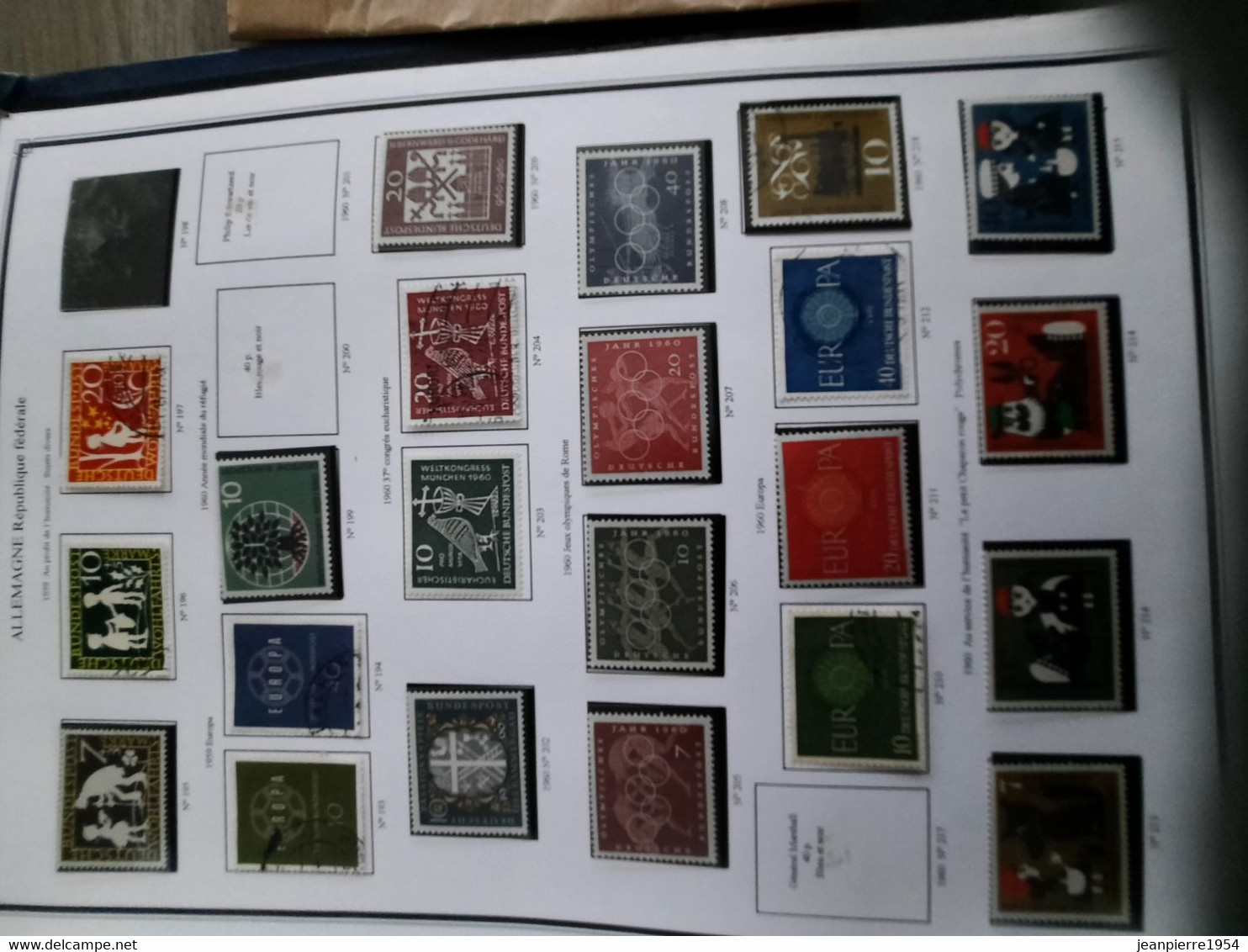 album de timbres allemand